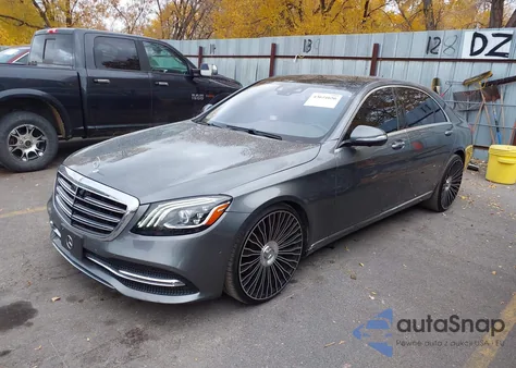 2018 Mercedes-Benz S 450 4Matic z USA, uszkodzony, nr VIN WDDUG6EB2JA345767